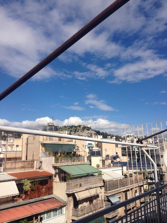 Private Apt. Acropolis View. Top Floor. Koukaki Athen Exterior foto